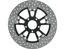 Round 300 Mm Floated Brake Disc Vegas Black Front Rear