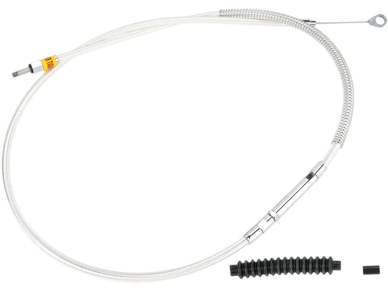 Platinum Series Clutch Cable Standard Stainless Steel Clear Coated Chrome Look 65.50 Inch