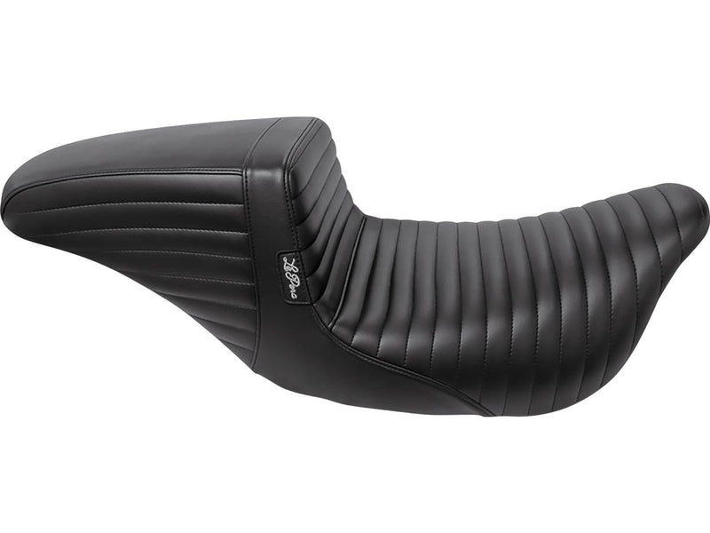 Kickflip Seat Pleated Stitch Black Vinyl For 08-23 Touring