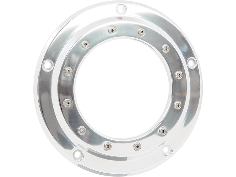 Porthole Derby Cover 3-Hole Aluminium Polished