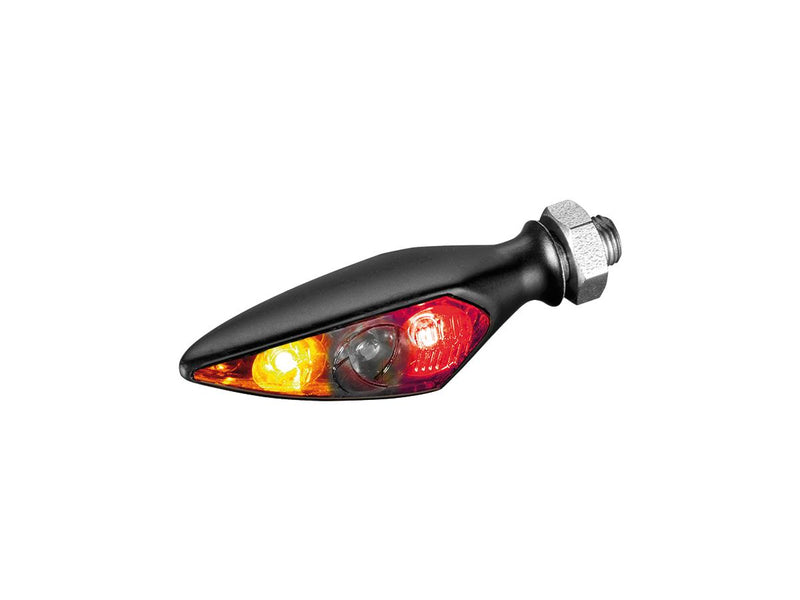 Rhombus S Dark LED Turn Signal / Taillight / Brake Light Rear Right Black Smoke LED