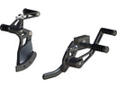 Forward Control Kit Stock Lenght With O-Ring Pegs Polished For 18-23 Softail