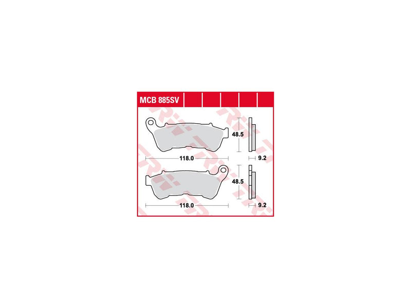 Sinter Street Replacement Front Brake Pads Sinter For 14-20 Sportster