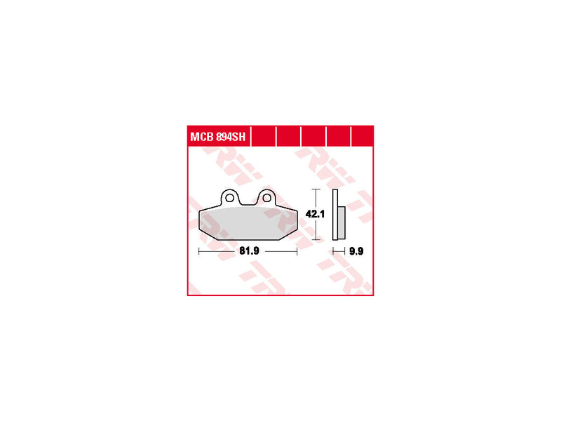 Sinter Street Replacement Rear Brake Pads Sinter For 18-22 Softail