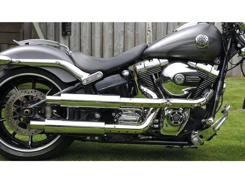 Shot Gun OEM Headers Heat Shield Chrome Hole Chrome