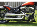 Shot Gun Custom Headers Heat Shield Chrome Hole Chrome
