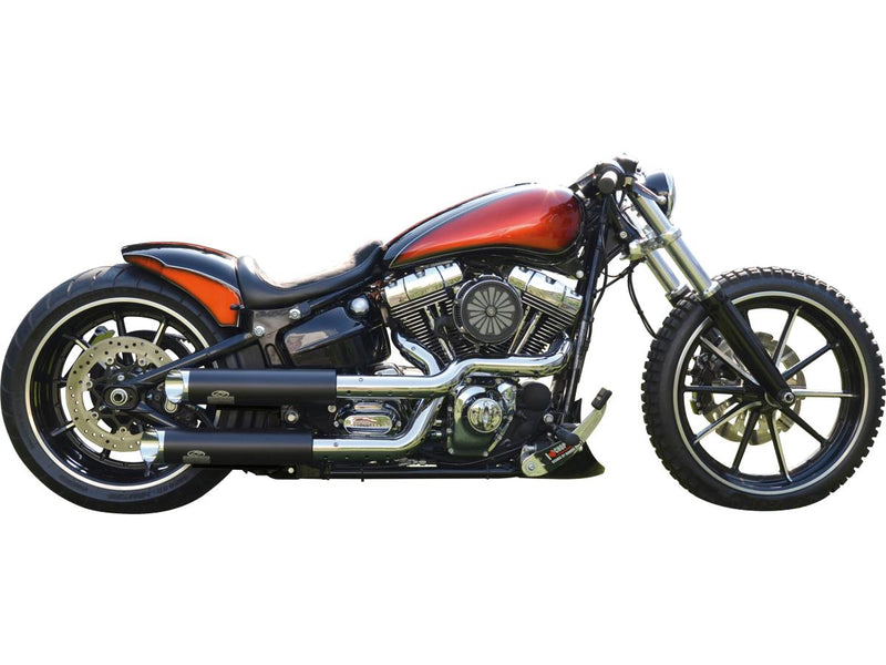 Shot Gun Custom Headers Heat Shield Chrome Hole Chrome
