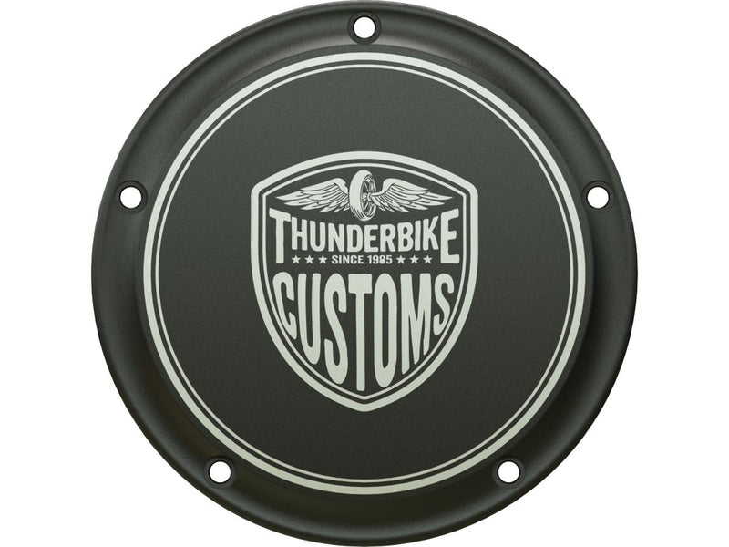 New Custom Clutch Cover 5-Hole Black Anodized For 00-17 Dyna