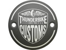 New Custom Point Cover 2-Hole With Thunderbike-Logo Bi-Color Anodized