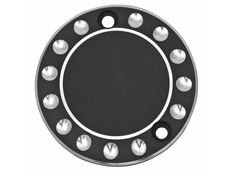 Drilled Point Cover 2-Hole Bi-Color Anodized For 18-22 Softail