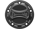 Torque Point Cover With Logo 2-Hole Bi-Color Anodized For 18-23 Softail
