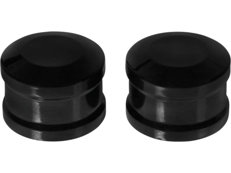 Rear Axle Cover Set Black Powder Coated For 18-22 Softail