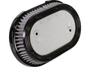 Oval Airbox Air Cleaner Kit Black For 99-17 Dyna