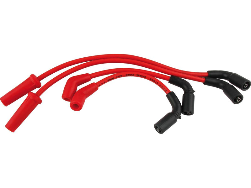 Custom 8mm Spark Plug Wires Red For 18-23 Softail