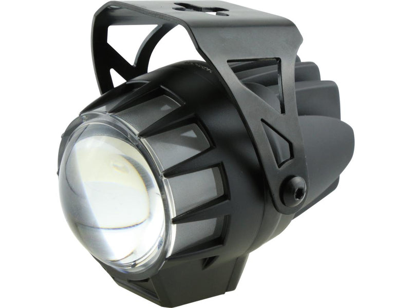 Dual-Stream Headlight Black LED - 1-3/4 Inch