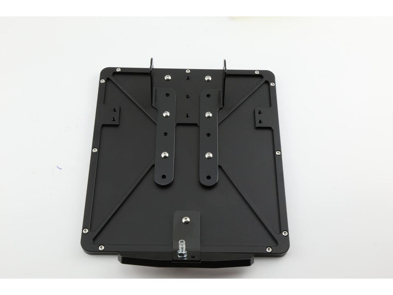 License Plate Frame German Black Anodized - 180x200mm