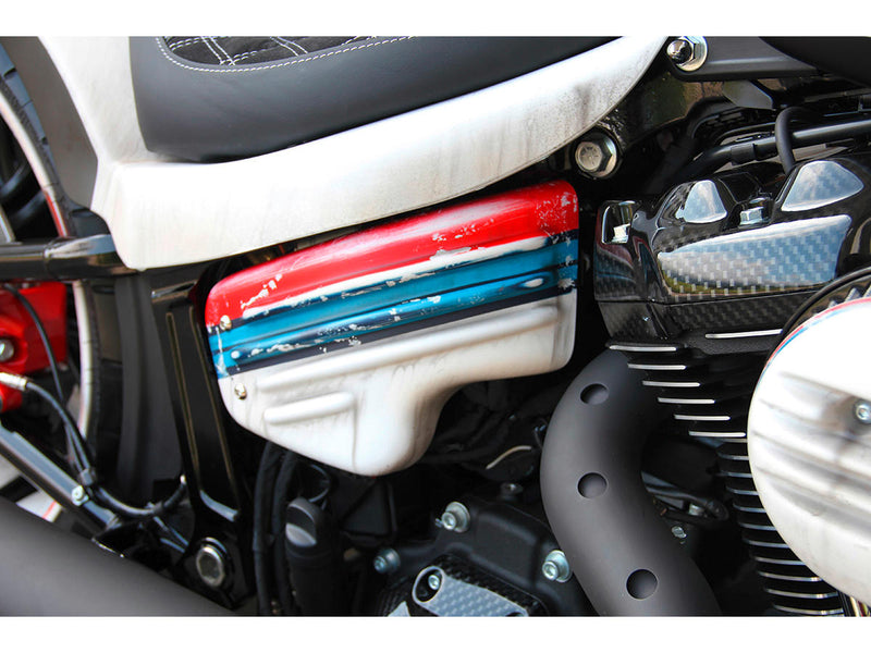 Racing Side Cover Slotted Black Gloss For 18-21 FLSL