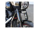 Lower Fork Cover Black Gloss Powder Coated For 07-17 Dyna