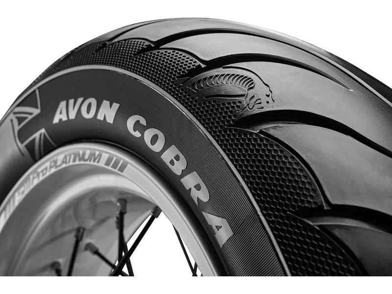 Cobra Chrome Reifen Front Tyre Black Wall - 90/90-21 54H