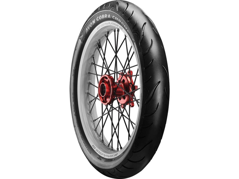 Cobra Chrome Reifen Front Tyre Black Wall - 90/90-21 54H