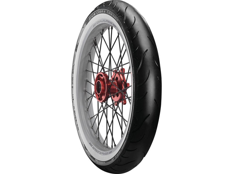 Cobra Chrome Reifen Front Tyre Reinforced White Wall - 120/70-21 68V TL