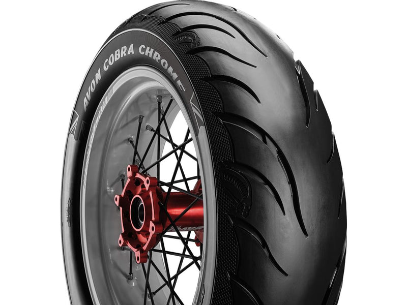 Cobra Chrome Reifen Rear Tyre Reinforced Black Wall - 140/70 B-18 73H TL