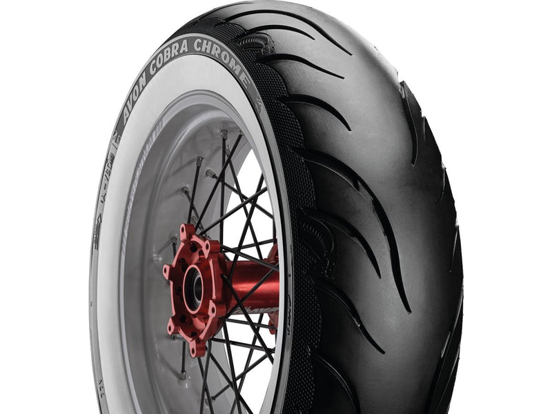 Cobra Chrome Reifen Rear Tyre White Wall - 150/80 R-16 71V