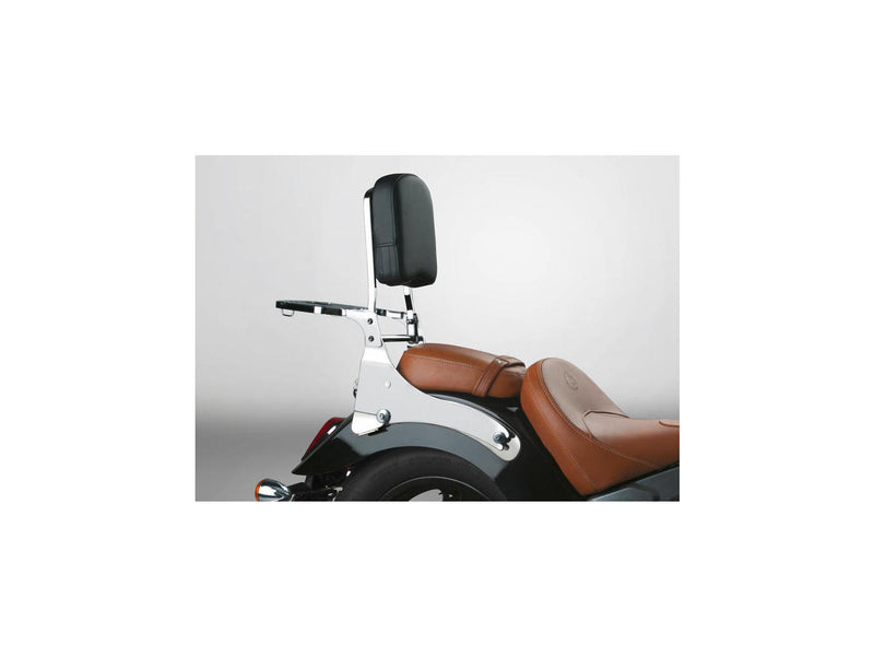 Paladin Backrest Luggage Rack Chrome