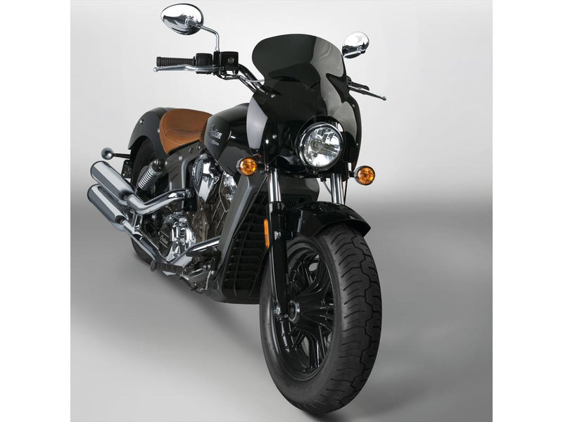 Wave Quick Release Windshield Dark Smoke - 10.5 x 21.5 Inch