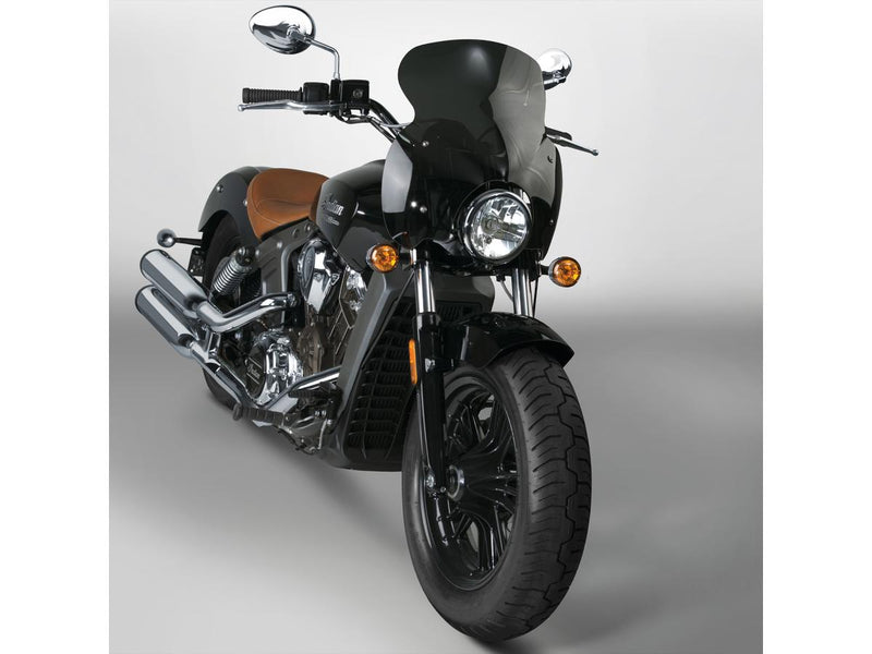 Wave Quick Release Windshield Dark Smoke - 10.5 x 21.5 Inch