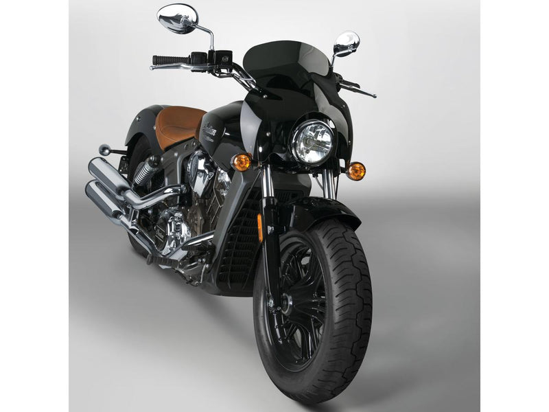Wave Quick Release Windshield Dark Smoke - 10.5 x 21.5 Inch