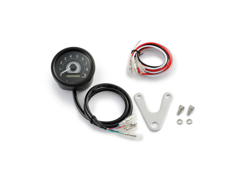 Tachometer Velona 60mm 9000 Rpm Black