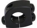Mo.Switch 3 Push-Button Clamp Black Push Buttons Black - 1 Inch