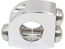 Mo.Switch 3 Push-Button Clamp Polished Push Buttons Aluminium Polished - 7/8 Inch