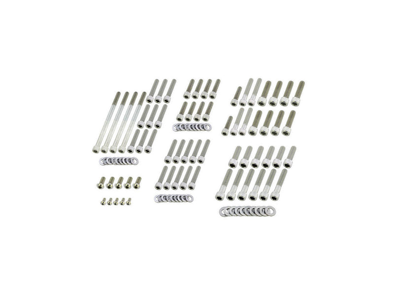 Complete Engine Screw Kit Stainless Steel For 18-23 Softail