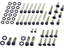 Complete Engine Screw Kit Satin Black Powder Coated For 70-76 FL Shovel