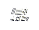 Complete Engine Screw Kit Satin Black Powder Coated For 77-84 FL Shovel