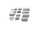 Complete Engine Screw Kit Satin Black Powder Coated For 00-06 Softail