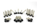 Complete Engine Screw Kit Satin Black Powder Coated