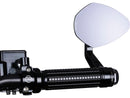 Mo.View Flight Bar End Mirror Anodized Black