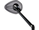 Mo.View Sport Mirror Stem Anodized Black - 150mm