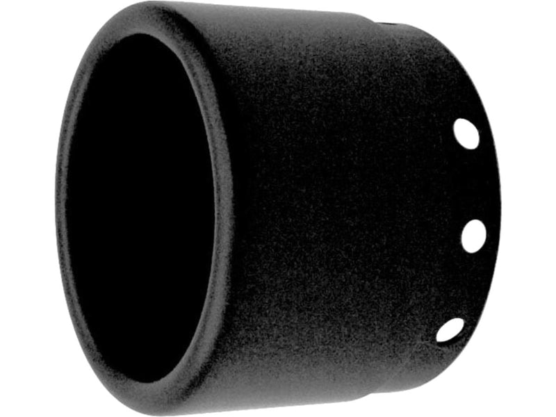 Bootlegger End Cap Straight Black - 3.5 Inch