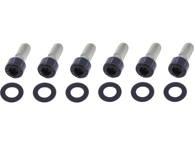 Exhaust Screw Kits Gloss Black Powder Coated