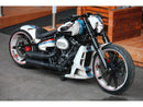 Softail Racing Radiator Cover Frame Cover Gloss Black For 18-19, 23 FXBR