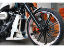 Softail Racing Radiator Cover Frame Cover Gloss Black For 18-19, 23 FXBR