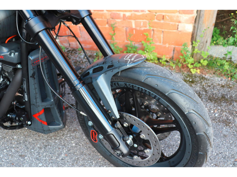 Lower Fork Cover Black Gloss Powder Coated For 19-20 FXDRS 114