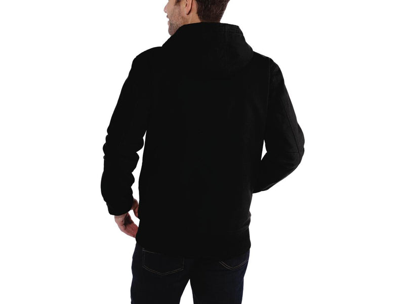 Loose Fit Washed Duck Insulated Active Jacket Black