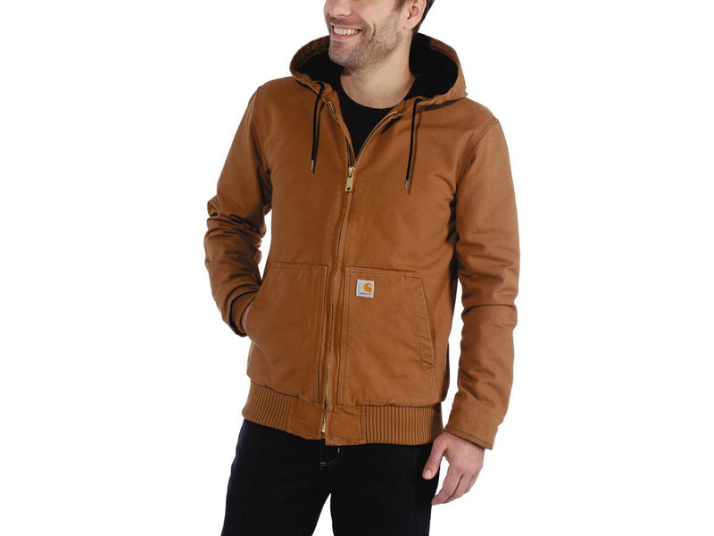 Loose Fit Washed Duck Insulated Active Jacket Carhartt Brown