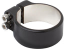 Radius Bagger Exhaust Clamp Inner Diameter Black Powder Coated - 2.5 Inch