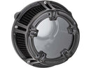 Method Clear Series Air Cleaner Black Anodized For 18-22 Softail